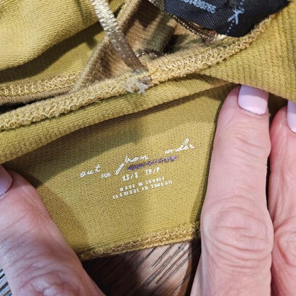 Nwot Urban Outfitters Out from Under Olive Green One-Shoulder Top - Picture 3 of 3